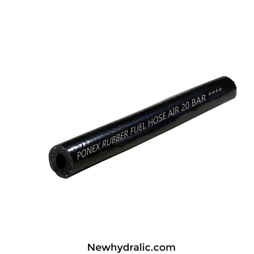 شیلنگ مشکی دولا نخ سایز 3/8 | 10 میلی متر