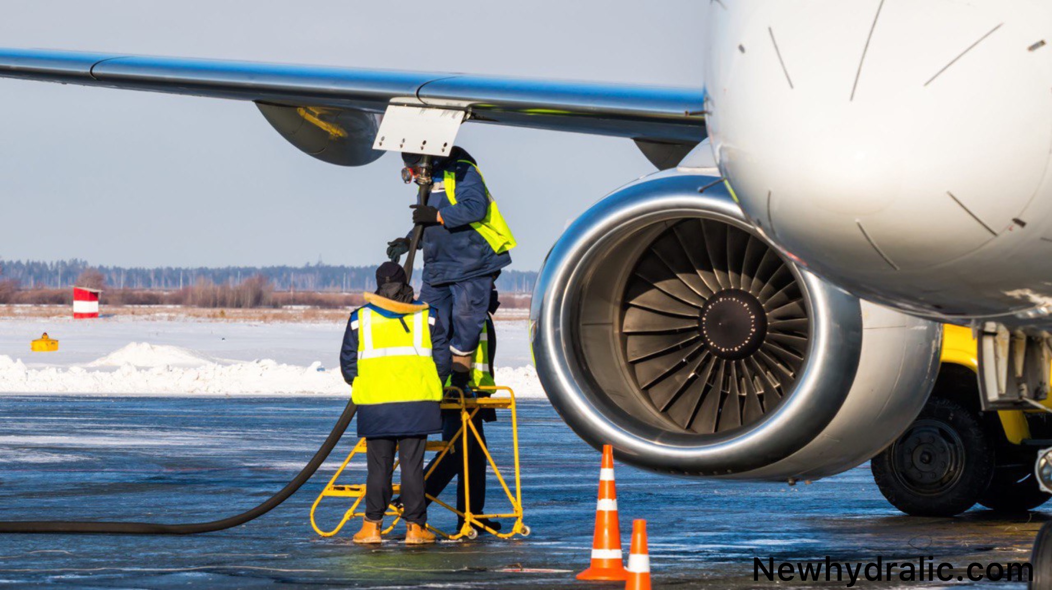 شیلنگ سوخت گیری هواپیما