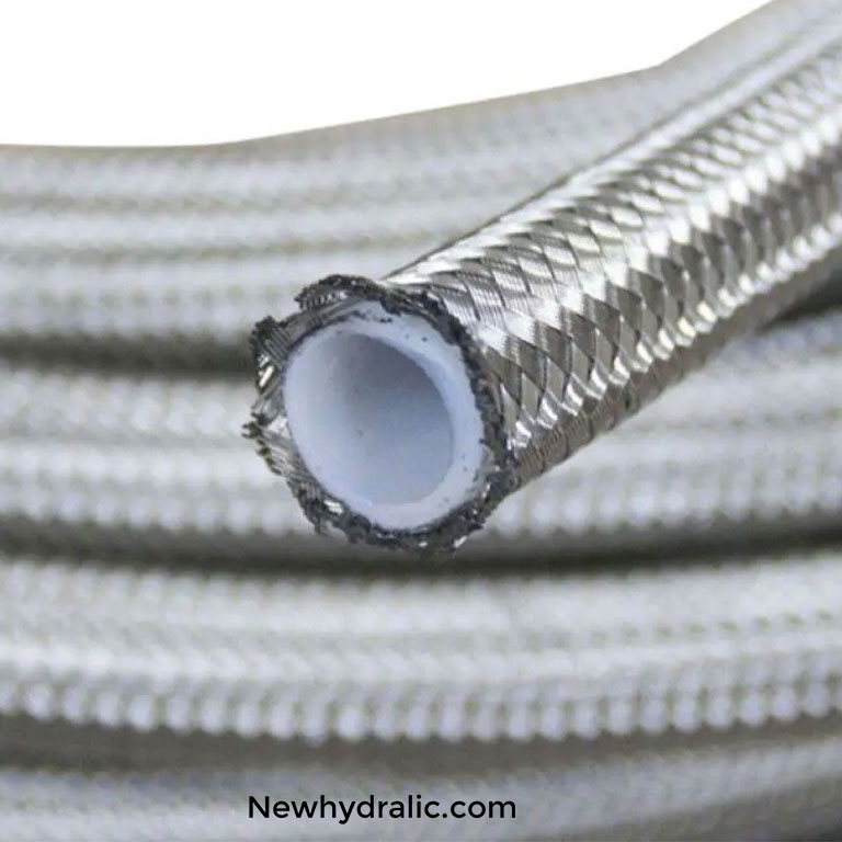 شیلنگ تفلون بخار استیل سایز ۱/۲ | ۱۲ میلی متر شیلنگ تفلون بخار استیل سایز ۱/۲ | ۱۲ میلی متر